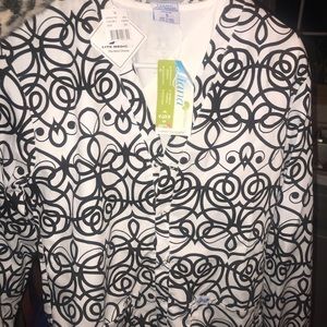 Scrub top and scrub jacket brand new with tags